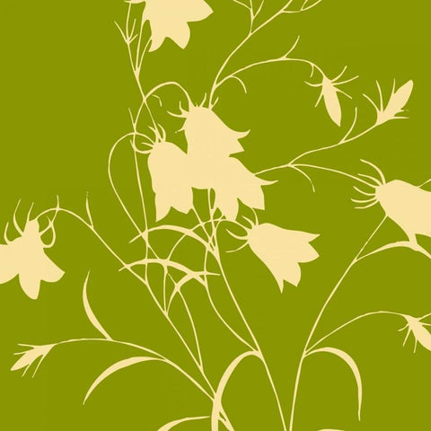 Simle floral 1 Gold Ornate Wood Framed Art Print with Double Matting by Grey, Jace