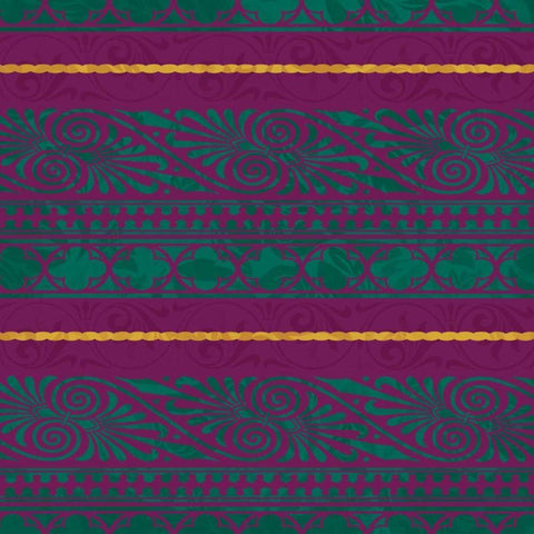 Pattern White Modern Wood Framed Art Print with Double Matting by Grey, Jace