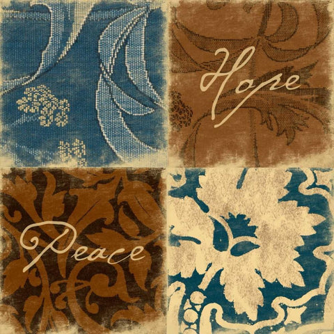 Pattern Gold Ornate Wood Framed Art Print with Double Matting by Grey, Jace