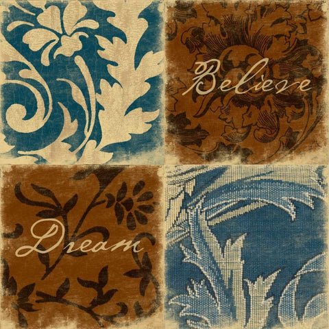 Pattern 2 Gold Ornate Wood Framed Art Print with Double Matting by Grey, Jace