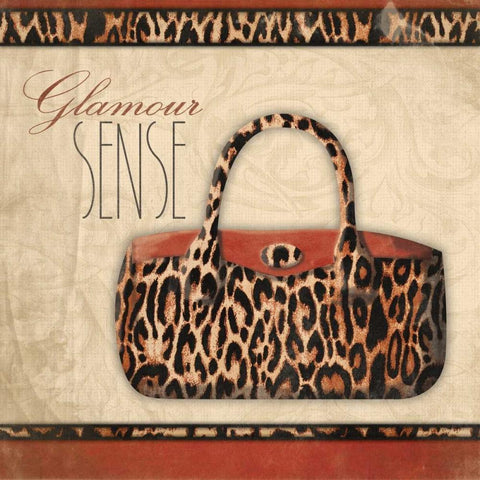 Glamour Sense Black Modern Wood Framed Art Print with Double Matting by Grey, Jace