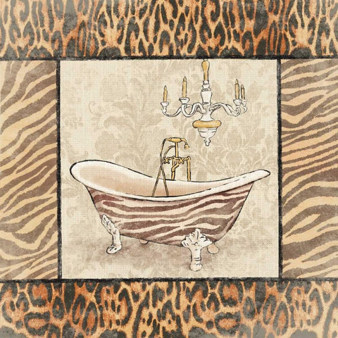 Bath 2 White Modern Wood Framed Art Print by Grey, Jace