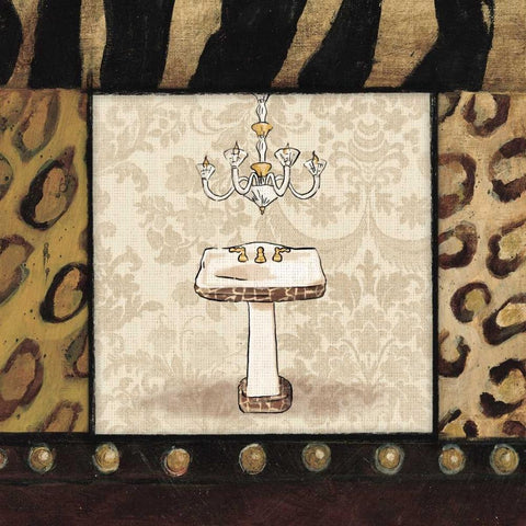 Sink 1 Black Modern Wood Framed Art Print by Grey, Jace