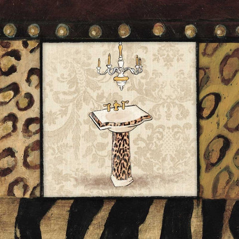 Sink 2 Black Ornate Wood Framed Art Print with Double Matting by Grey, Jace