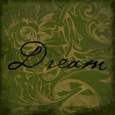 Dream Black Modern Wood Framed Art Print by Grey, Jace