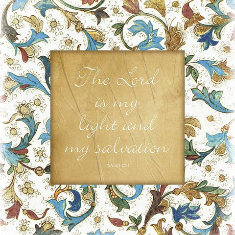 My Salvation White Modern Wood Framed Art Print with Double Matting by Grey, Jace