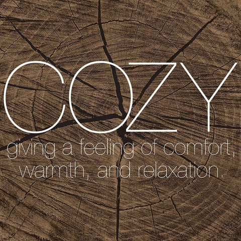 COZY White Modern Wood Framed Art Print by Grey, Jace