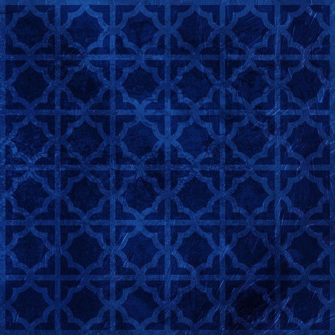 Blue Glass Black Modern Wood Framed Art Print by Grey, Jace