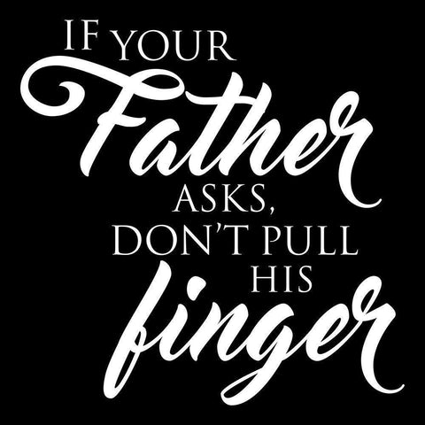 Fathers Fingers Black Modern Wood Framed Art Print by Grey, Jace