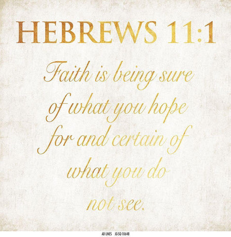 Hebrew White Modern Wood Framed Art Print with Double Matting by Grey, Jace