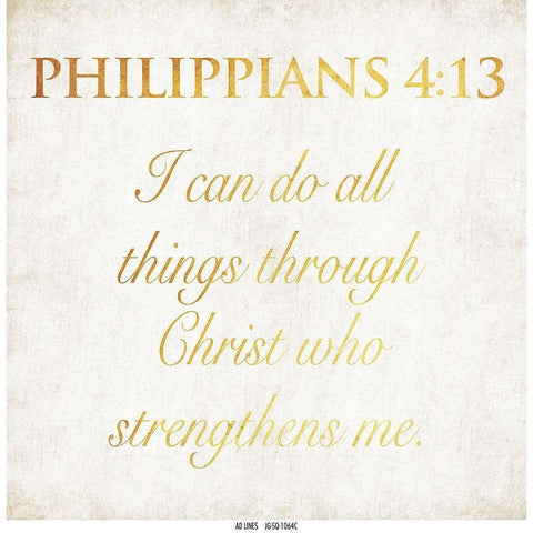 Philippians Gold Ornate Wood Framed Art Print with Double Matting by Grey, Jace