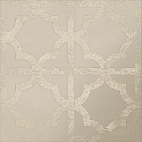 Cream Fence 1 White Modern Wood Framed Art Print by Grey, Jace