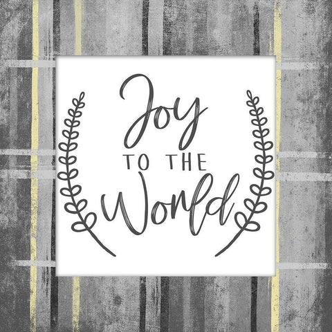 Joyful World Gold Ornate Wood Framed Art Print with Double Matting by Grey, Jace