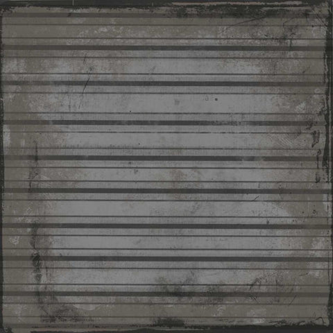 Pattern 2 Black Modern Wood Framed Art Print with Double Matting by Grey, Jace