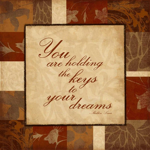 Keys White Modern Wood Framed Art Print with Double Matting by Grey, Jace