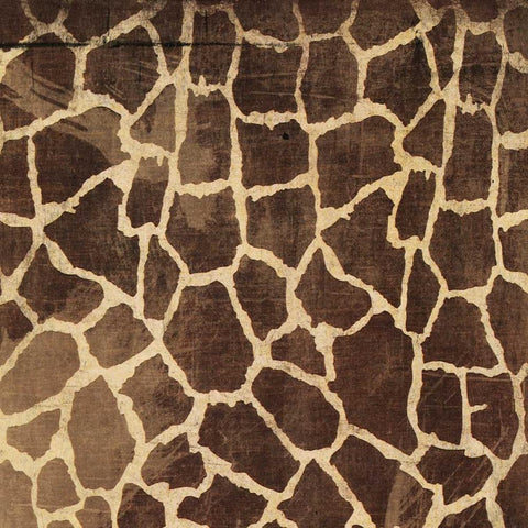 Giraffe pattern Black Modern Wood Framed Art Print by Grey, Jace