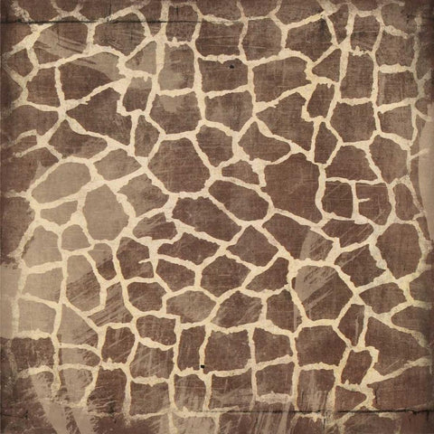 Giraffe Gold Ornate Wood Framed Art Print with Double Matting by Grey, Jace