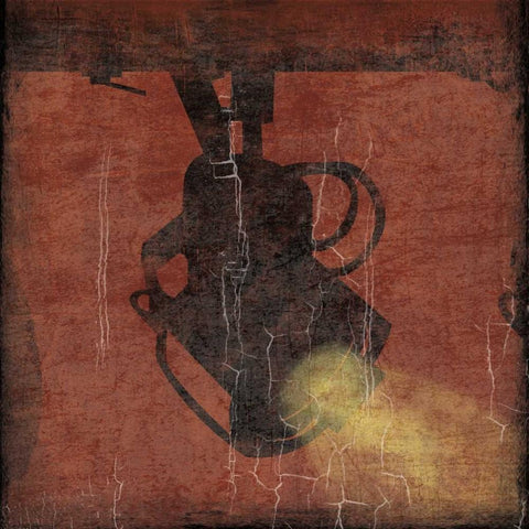 Cinema red White Modern Wood Framed Art Print by Grey, Jace