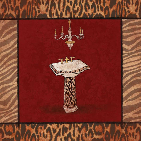 Sink Gold Ornate Wood Framed Art Print with Double Matting by Grey, Jace