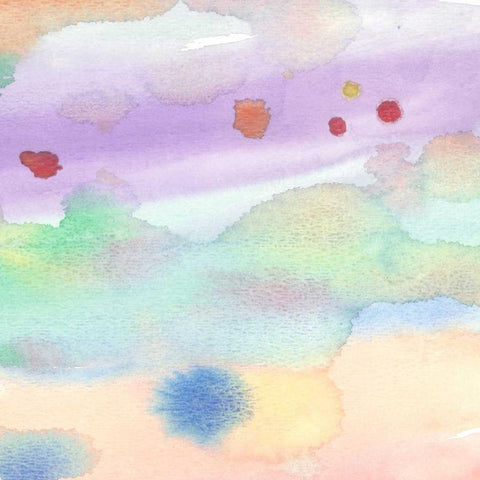 Watercolored Mate Gold Ornate Wood Framed Art Print with Double Matting by Grey, Jace