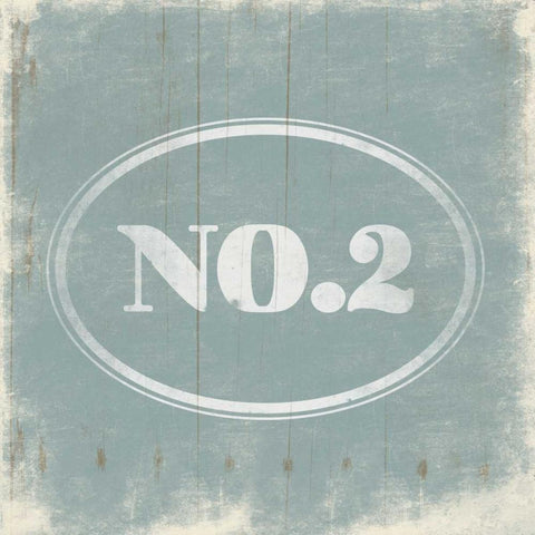 NO2 Blue Black Modern Wood Framed Art Print by Grey, Jace