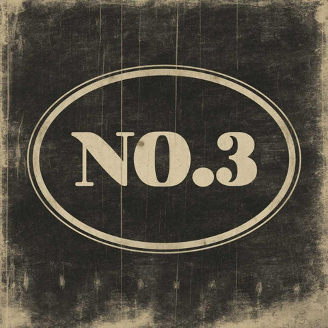 NO3 Black Black Modern Wood Framed Art Print by Grey, Jace