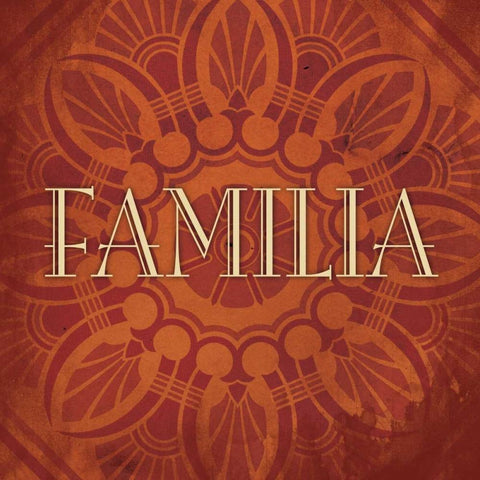 Famalia White Modern Wood Framed Art Print by Grey, Jace