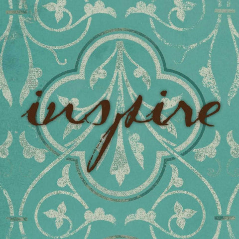 Inspire Black Ornate Wood Framed Art Print with Double Matting by Grey, Jace