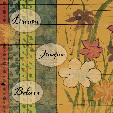 Dream White Modern Wood Framed Art Print with Double Matting by Grey, Jace