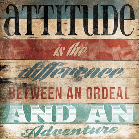 Attitude Black Ornate Wood Framed Art Print with Double Matting by Grey, Jace