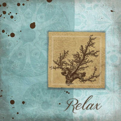 Relax White Modern Wood Framed Art Print by Grey, Jace