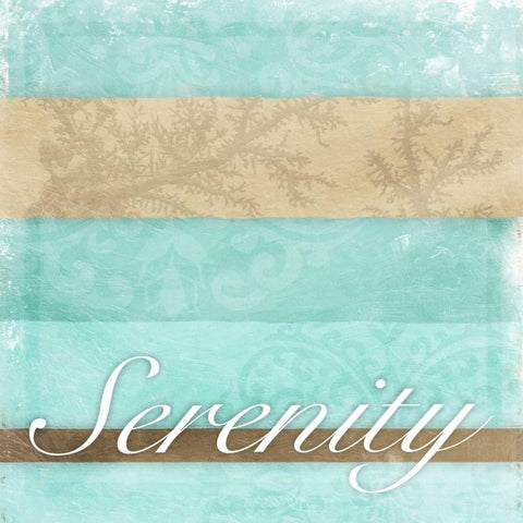 Serenity White Modern Wood Framed Art Print by Grey, Jace