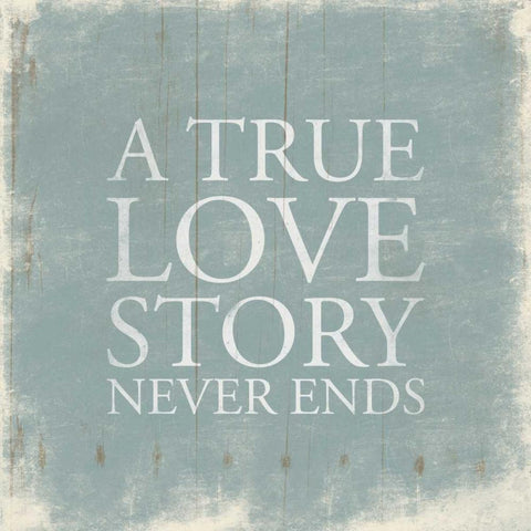 True Love White Modern Wood Framed Art Print by Grey, Jace