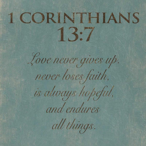 Corinthians 137 Black Modern Wood Framed Art Print with Double Matting by Grey, Jace