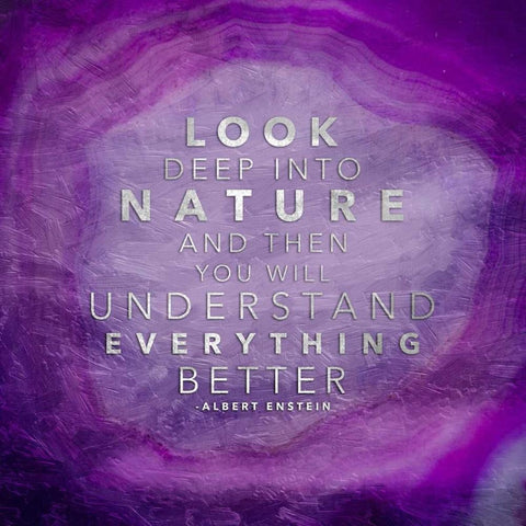 Look Deep Into Nature Gold Ornate Wood Framed Art Print with Double Matting by Grey, Jace