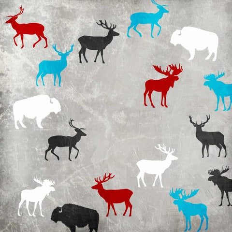 All In Together Black Ornate Wood Framed Art Print with Double Matting by Grey, Jace