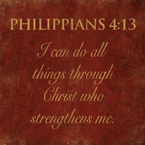 Philippians Spice Gold Ornate Wood Framed Art Print with Double Matting by Grey, Jace