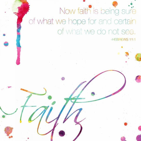 Faith White Modern Wood Framed Art Print by Grey, Jace