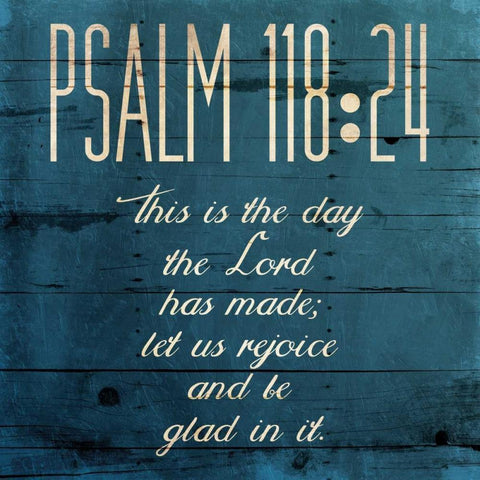 This Is The Day Clean Gold Ornate Wood Framed Art Print with Double Matting by Grey, Jace