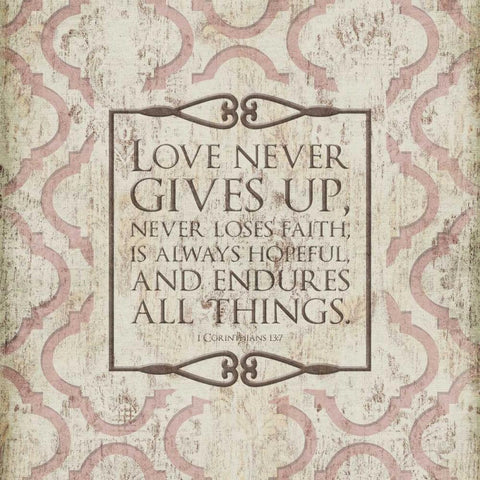 Never Loses Faith Black Modern Wood Framed Art Print with Double Matting by Grey, Jace