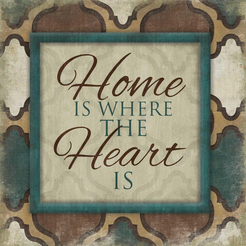 Heart Is Gold Ornate Wood Framed Art Print with Double Matting by Grey, Jace