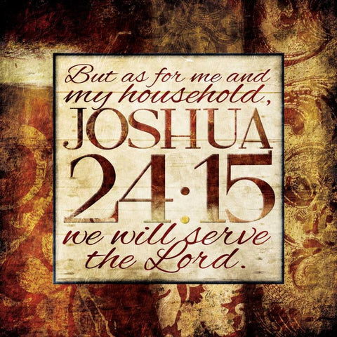 We Will Serve Black Modern Wood Framed Art Print with Double Matting by Grey, Jace