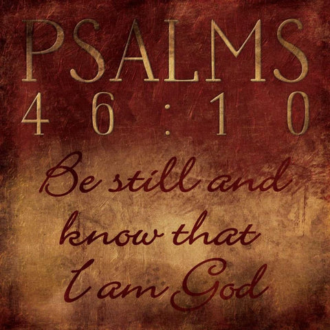 Be Still Gold Ornate Wood Framed Art Print with Double Matting by Grey, Jace