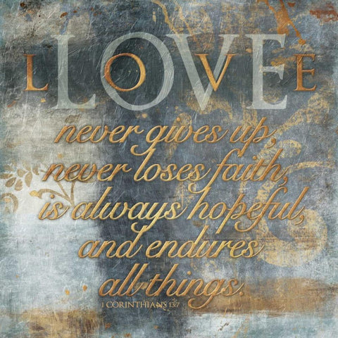 Never Gives Up Black Ornate Wood Framed Art Print with Double Matting by Grey, Jace