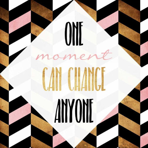 One Moment White Modern Wood Framed Art Print by Grey, Jace