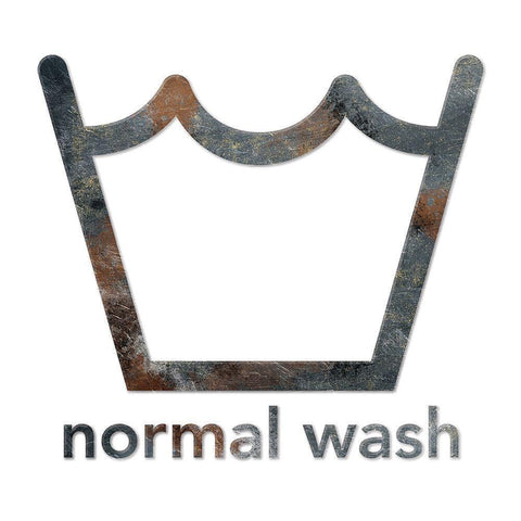 Normal Wash Black Modern Wood Framed Art Print by Grey, Jace