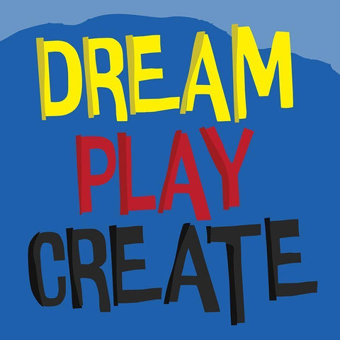 Dream Play Create Black Ornate Wood Framed Art Print with Double Matting by Grey, Jace