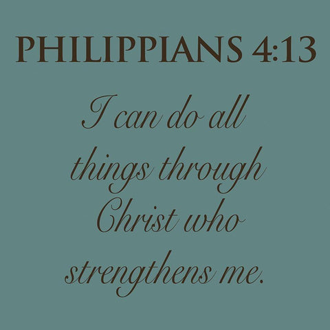 Philippians White Modern Wood Framed Art Print with Double Matting by Grey, Jace