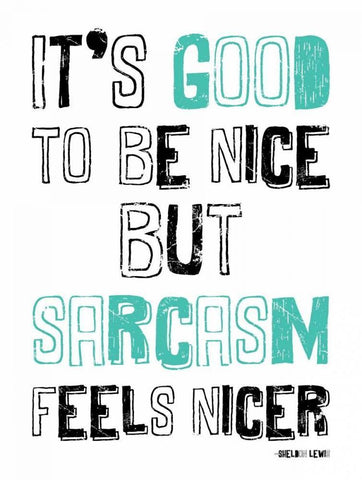 Sarcasm2 White Modern Wood Framed Art Print with Double Matting by Grey, Jace