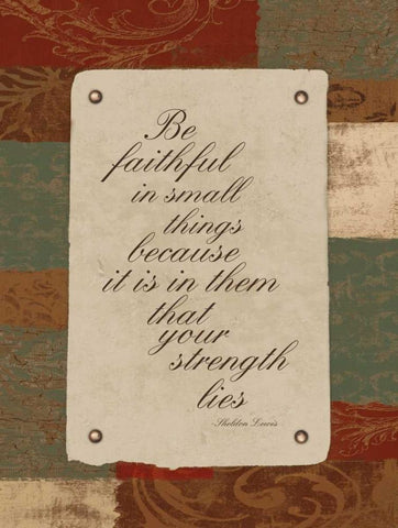 Your Strength White Modern Wood Framed Art Print with Double Matting by Grey, Jace